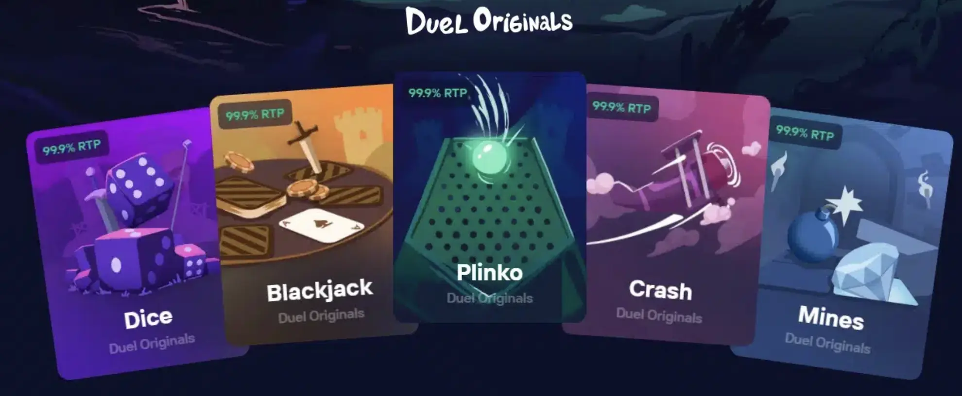 Duel Originals game section