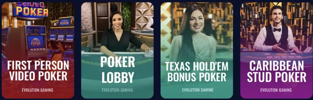 Live games section