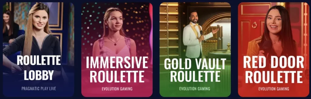 Live games section